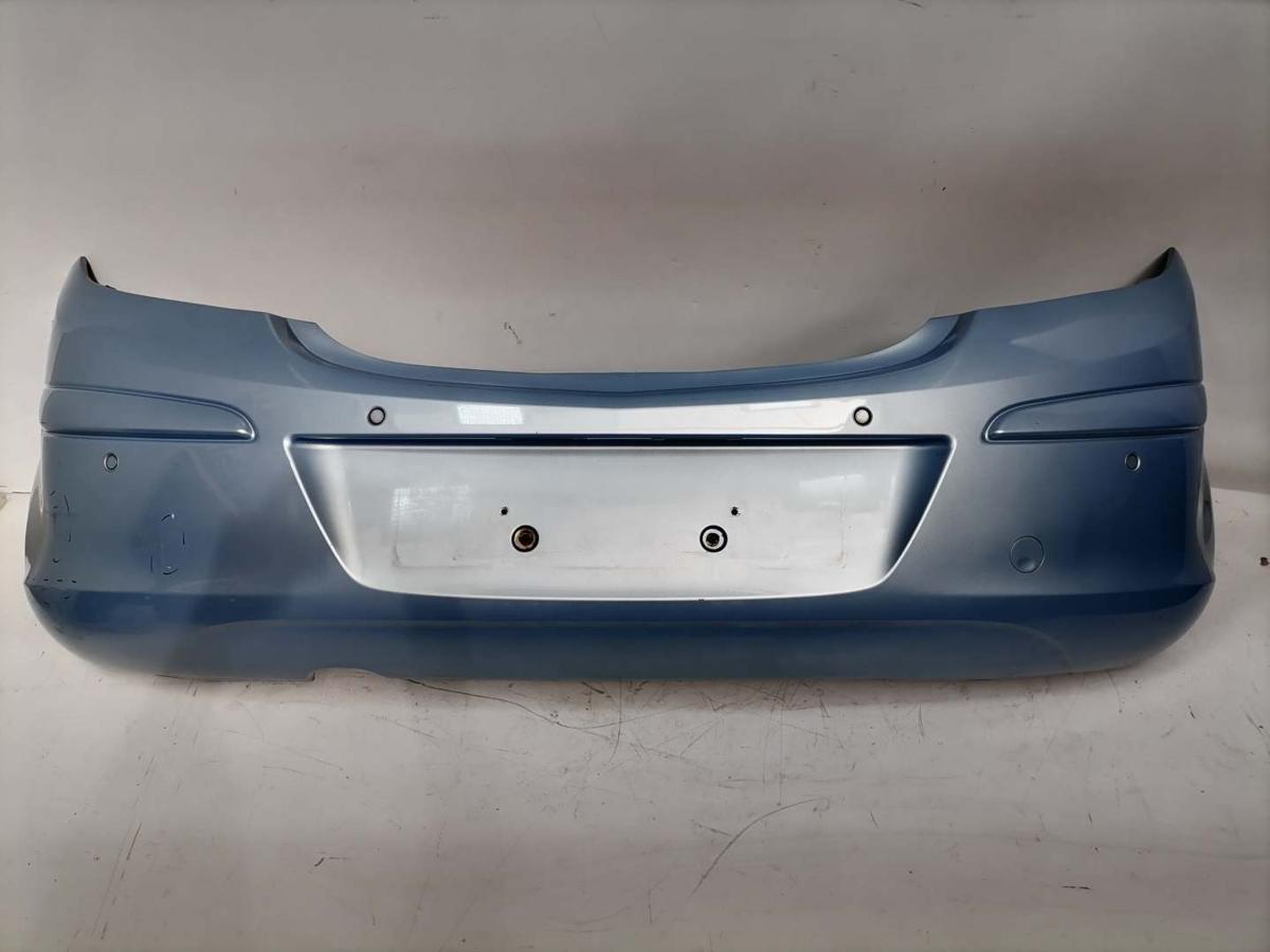 Opel Corsa D original Sto&szlig;stange Stossf&auml;nger hinten Z21C Aeroblau 3-T&uuml;rer Bj.2006